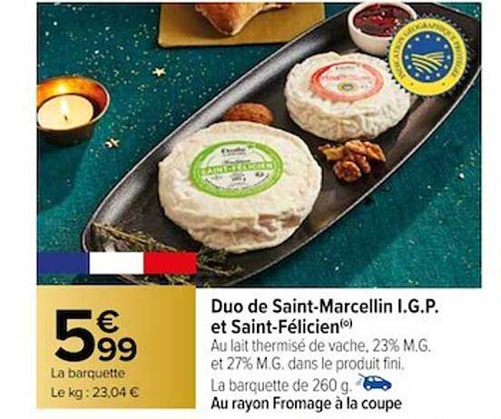 duo de saint-marcellin i.g.p. et saint-félicien