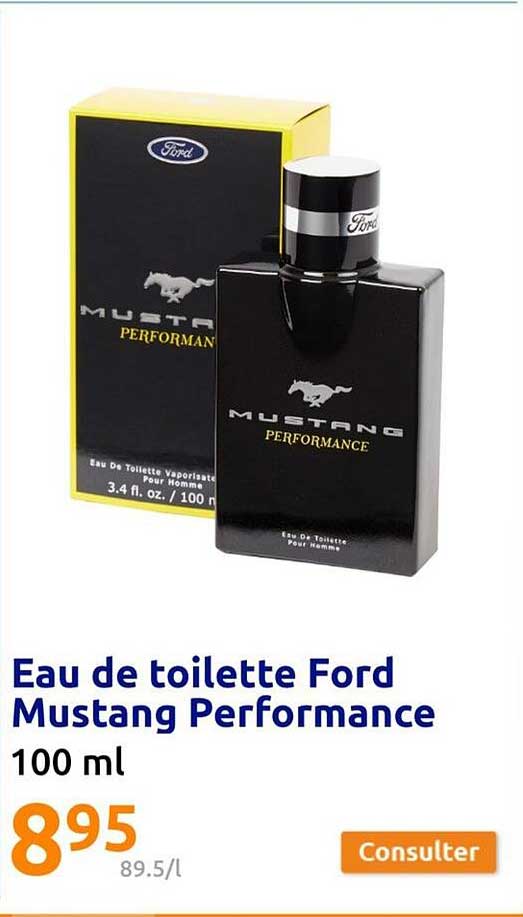 eau de toilette ford mustang performance