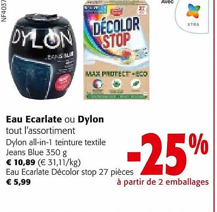 Eau écarlate Ou Dylon