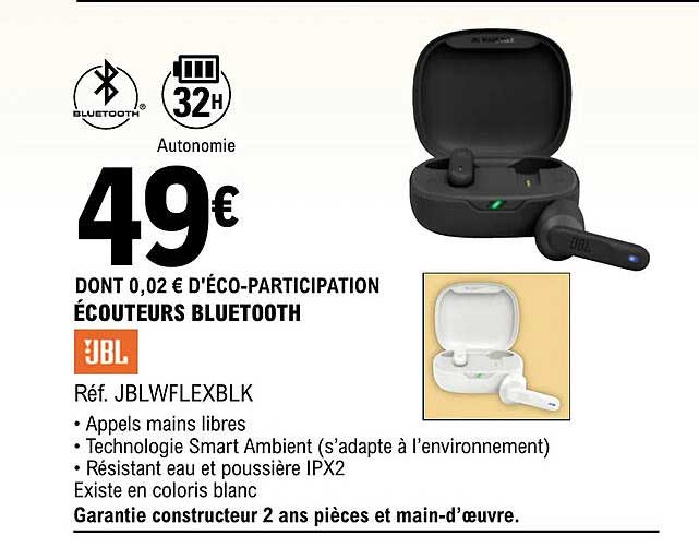 écouteurs Bluetooth Jbl