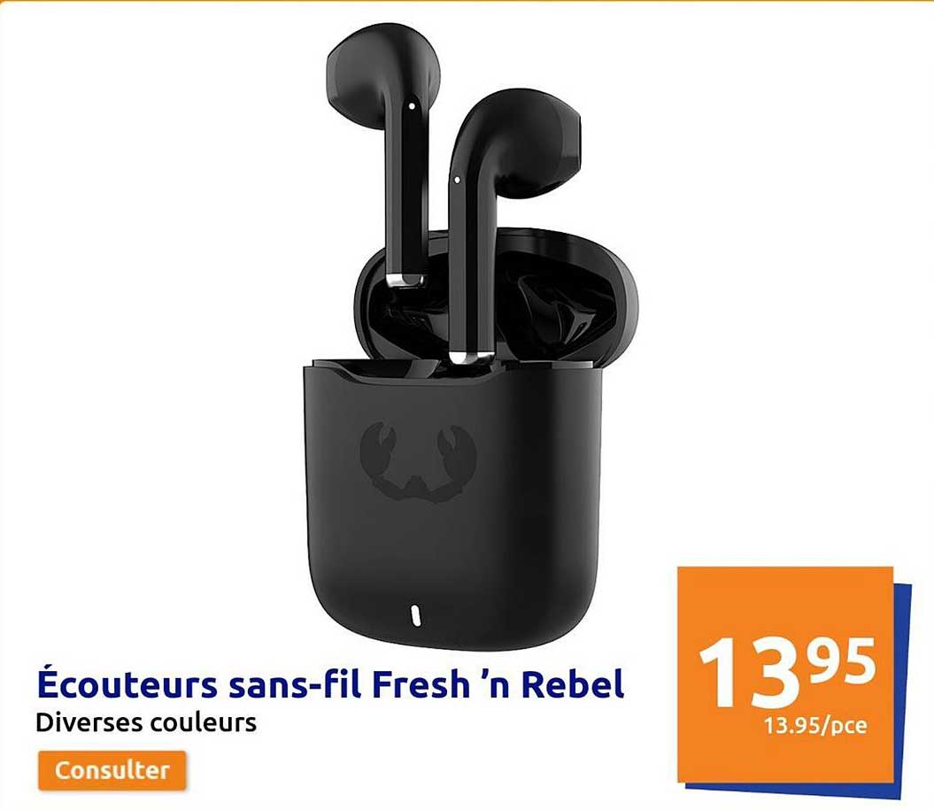 écouteurs sans-fil fresh 'n rebel
