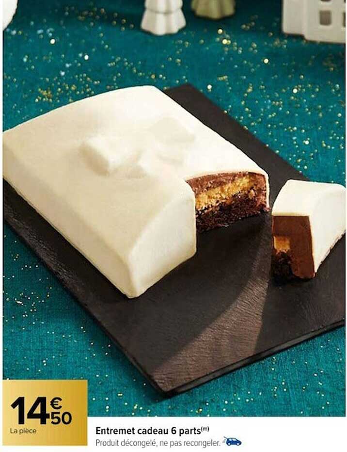 entremet cadeau 6 parts