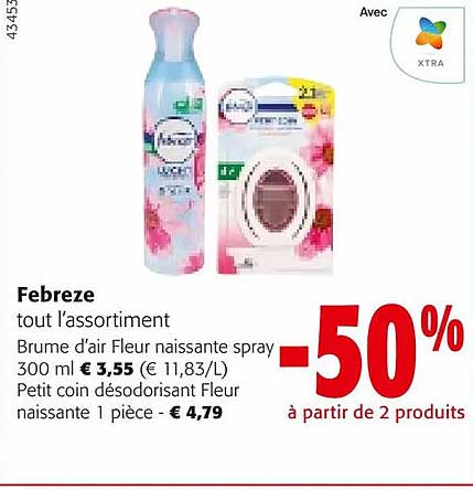 febreze brume d'air fleur naissante spray, petit coin désodorisant fleur