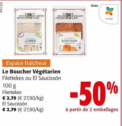 Filettekes Ou El Saucissón Le Boucher Végétarien