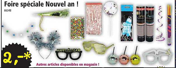 Foire Spéciale Nouvel An!