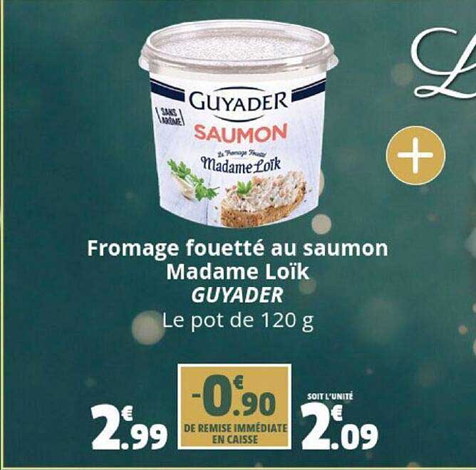 fromage fouetté au saumon madame loïk guyader
