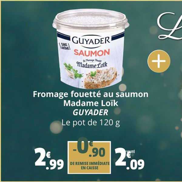 fromage fouetté au saumon madame loïk guyader