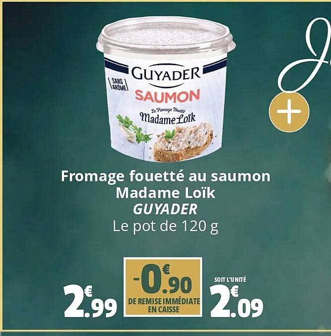 fromage fouetté au saumon madame loïk guyader