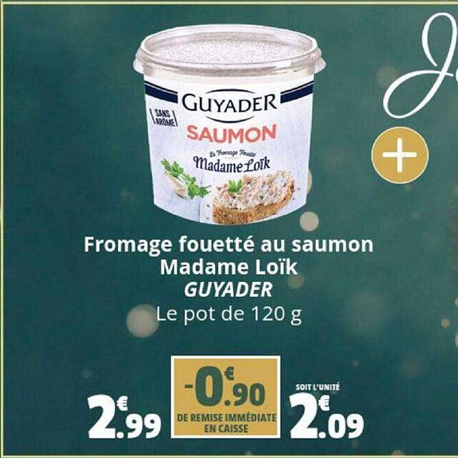 fromage fouetté au saumon madame loïk guyader