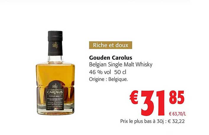 gouden carolus belgian single malt whisky