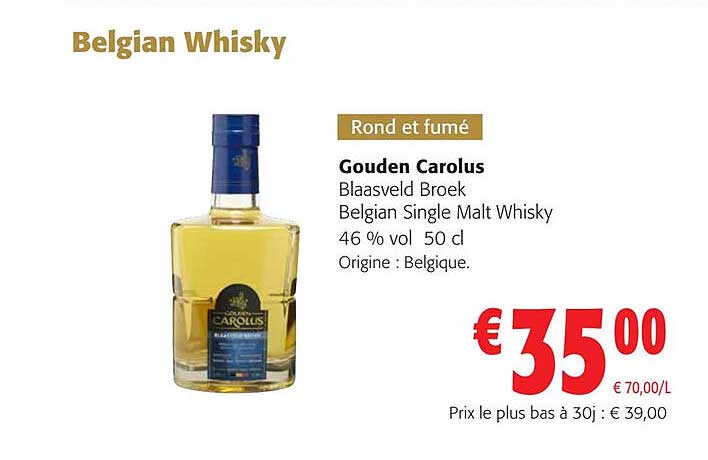 gouden carolus blaasveld broek belgian single malt whisky