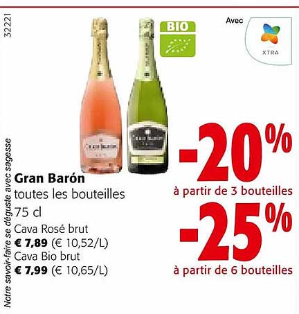 gran barón cava rosé brut, cava bio brut