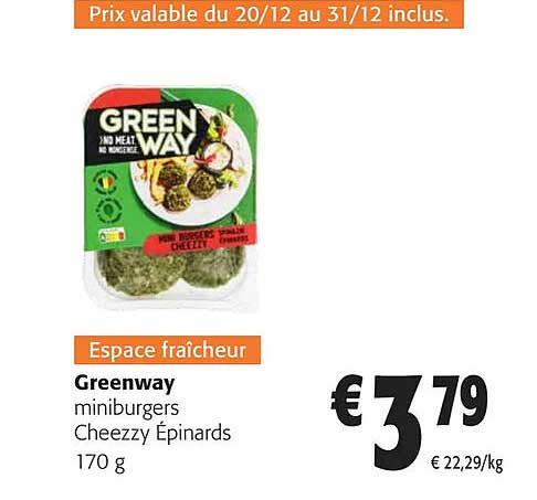 greenway miniburgers