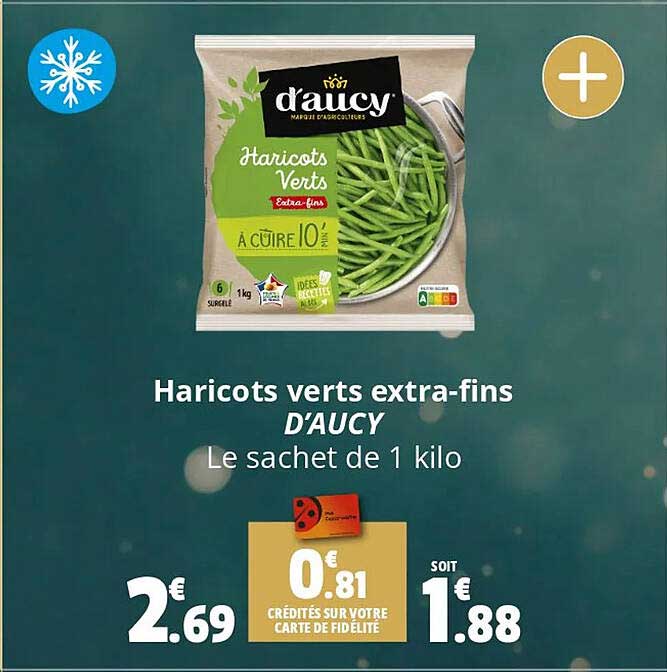 haricots verts extra-fins d'aucy