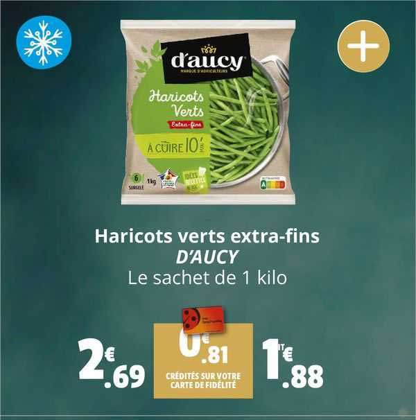 haricots verts extra-fins d'aucy