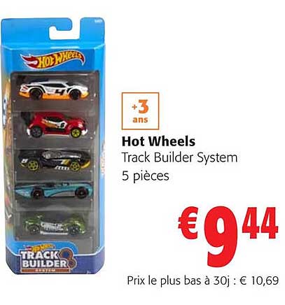 hot wheels track builder system 5 pièces