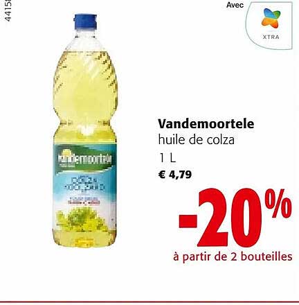 Huile De Colza Vandemoortele