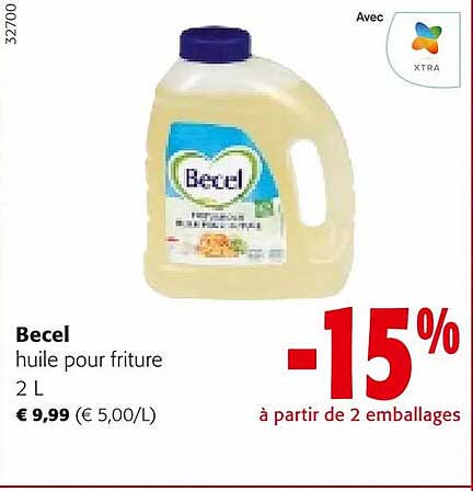 huile pour friture becel