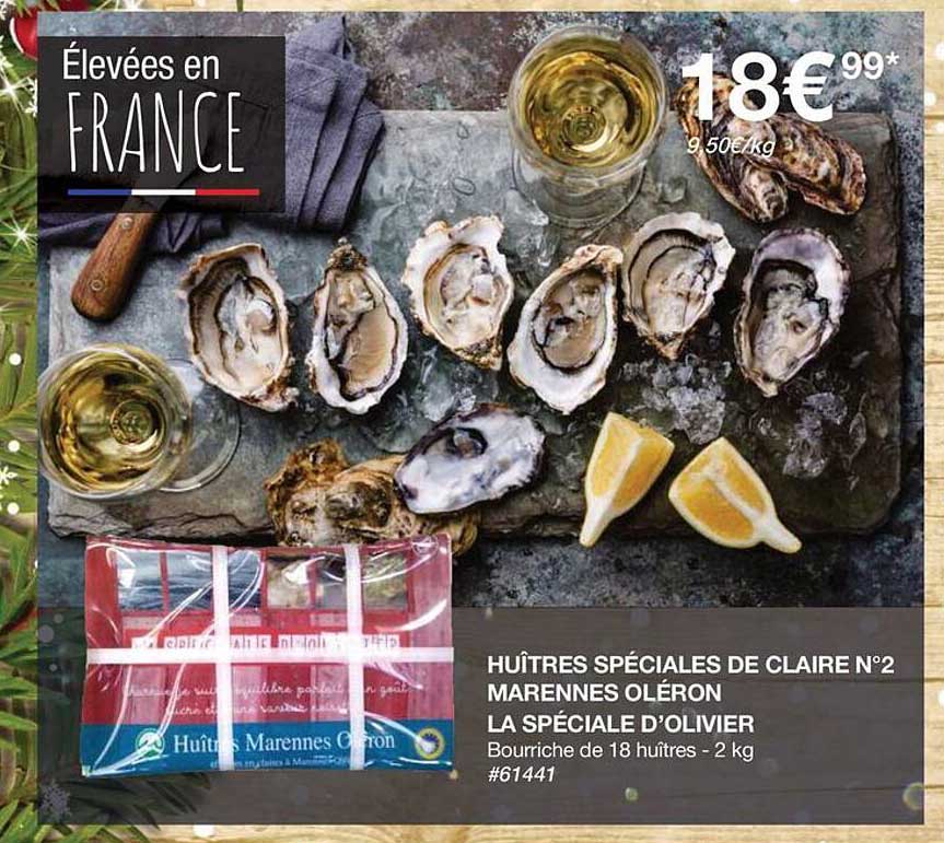 huîtres spéciales de claire n°2 marennes oléron la spéciale d'olivier