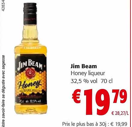 jim beam honey liqueur 32,5% vol.