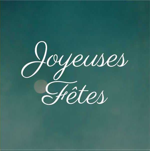 joyeuses fêtes