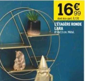 l'étagère ronde lara