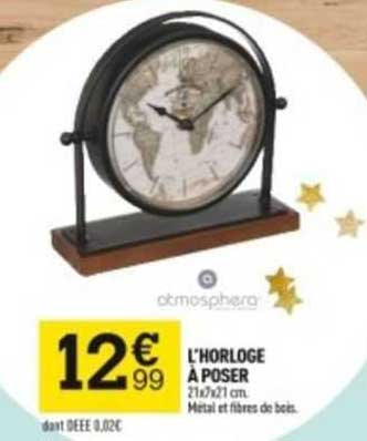 l'horloge à poser