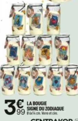 la bougie signe du zodiaque