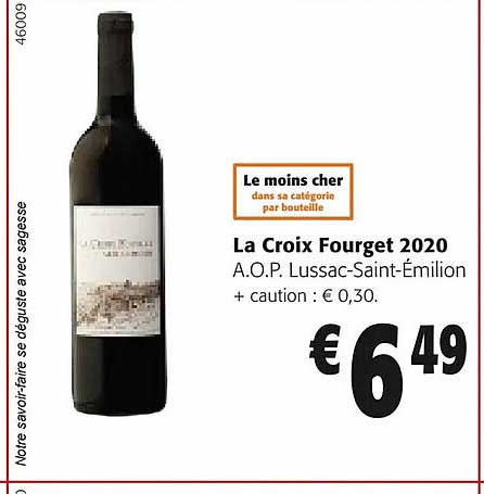 la croix fourget 2020 a.o.p. lussac-saint-émilion