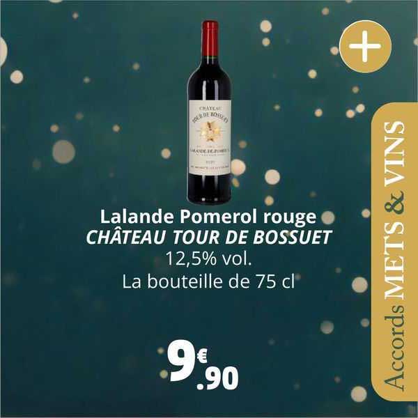 lalande pomerol rouge château tour de bossuet