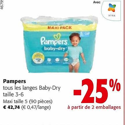 langes baby-dry pampers