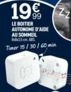 le boitier autonome d'aide au sommeil