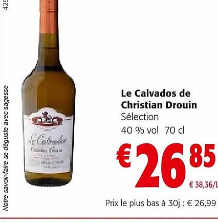 le calvados de christian drouin