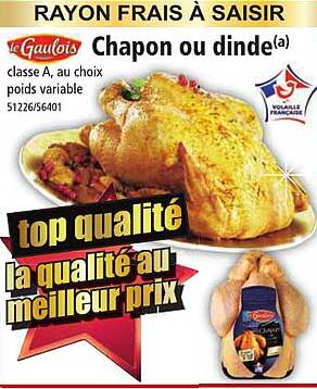 le gaulois chapon ou dinde