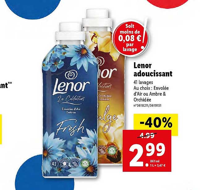 Lenor Adoucissant