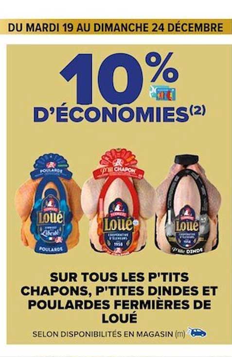 les p'tits chapons, p'tites dindes et poulardes fermières de loué