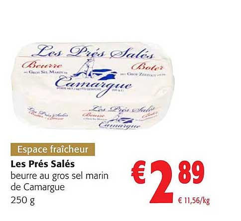 les pres sales beurre au fros sel marin de camargue