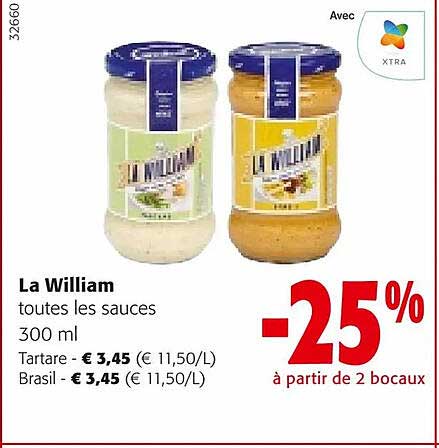 Les Sauces La William