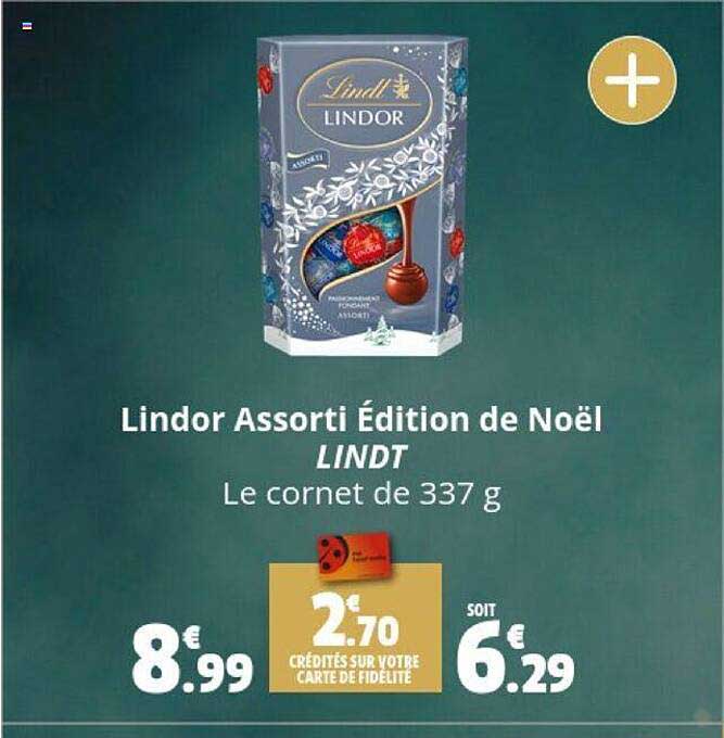 lindor assorti édition de noël lindt