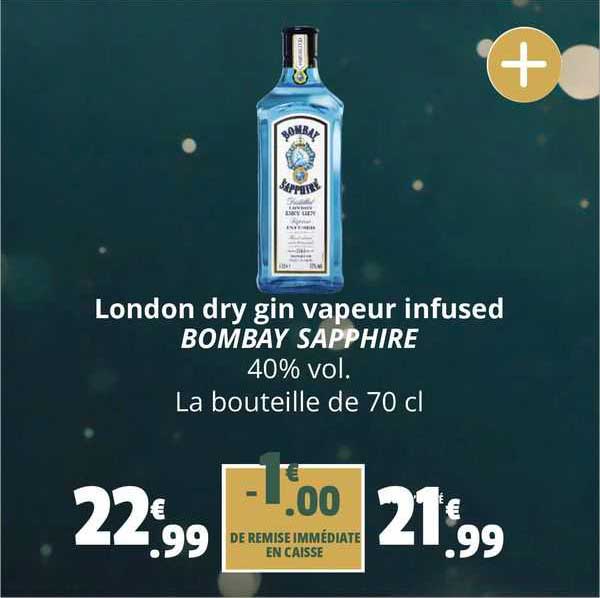 london dry gin vapeur infused bombay sapphire