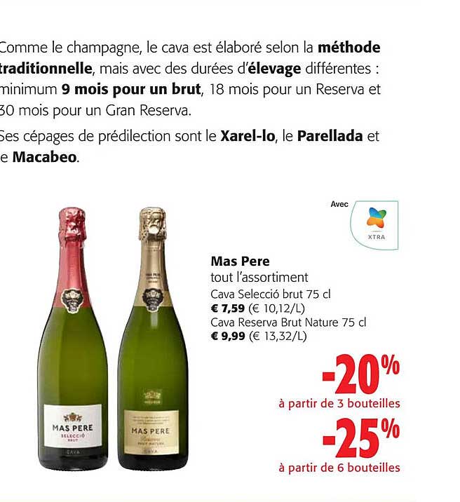 mas pere tout l'assortiment cava