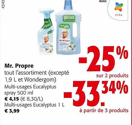 mr. propre mlti-usages eucalyptus, multi-usages eucalyptus