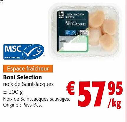 noix de saint-jacques boni selection