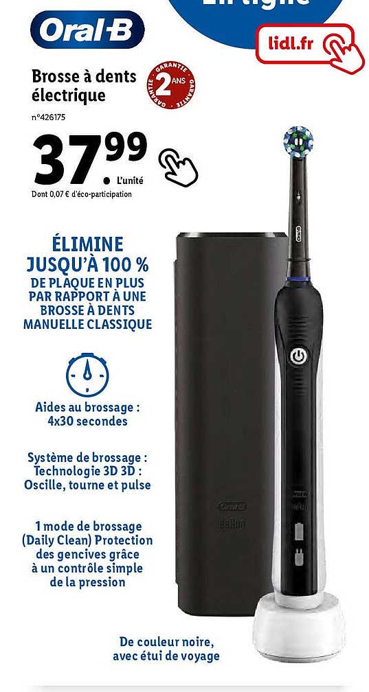 oral-b brosse à dents électrique