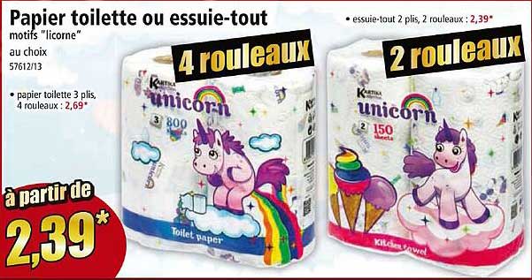 papier toilette ou essuie-tout
