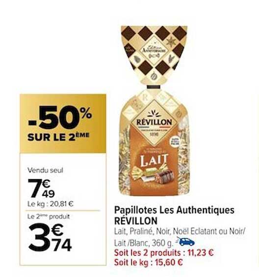 Papillotes Les Authentiques Révillon