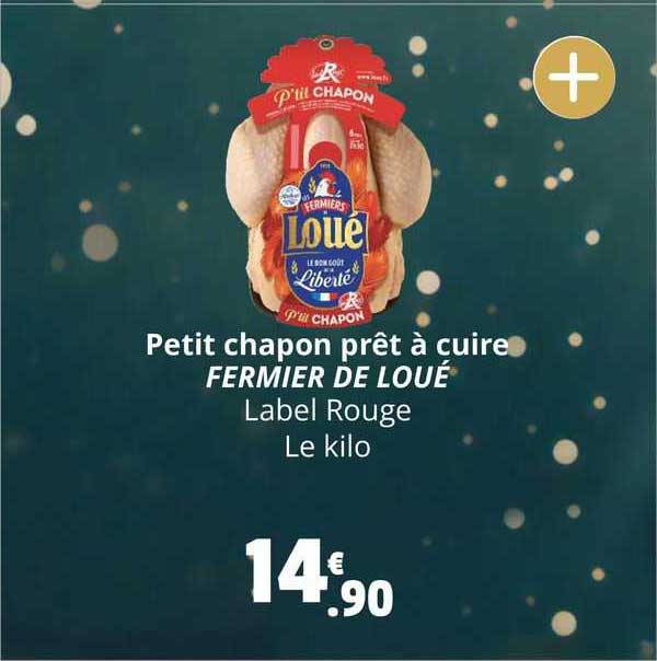 petit chapon prêt à cuire fermier de loué