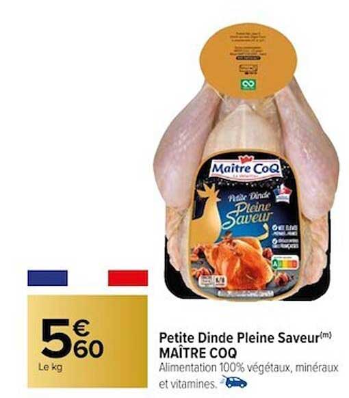 petite dinde pleine saveur maître coq