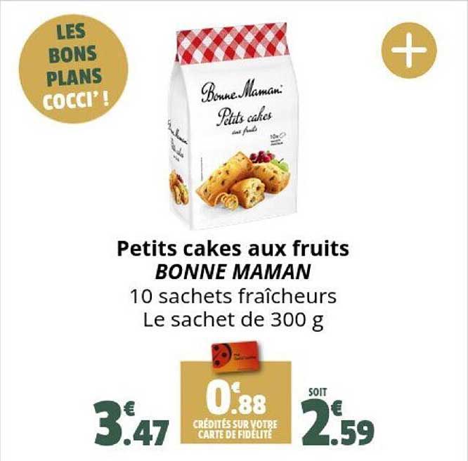 Petits Cakes Aux Fruits Bonne Maman