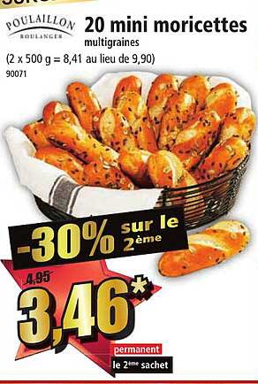 Poulaillon 20 Mini Moricettes